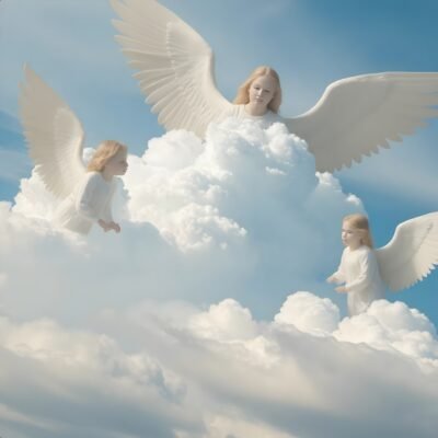 Heavenly Angel Cloud HD Wallpaper