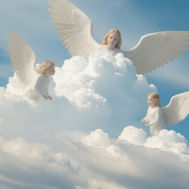 Heavenly Angel Cloud HD Wallpaper free download
