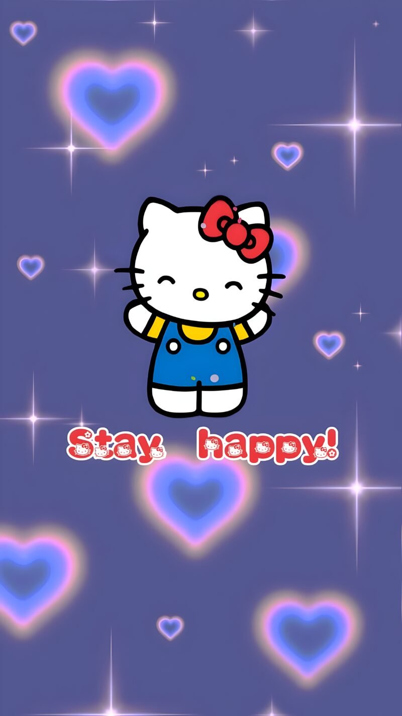 Hello Kitty Happy Glow HD wallpaper free download