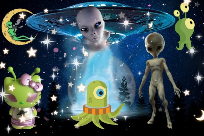 Alien Moon Beam Scene HD wallpaper free download