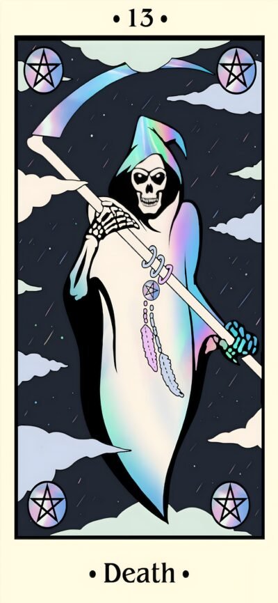 Death Tarot Mystical HD Wallpaper