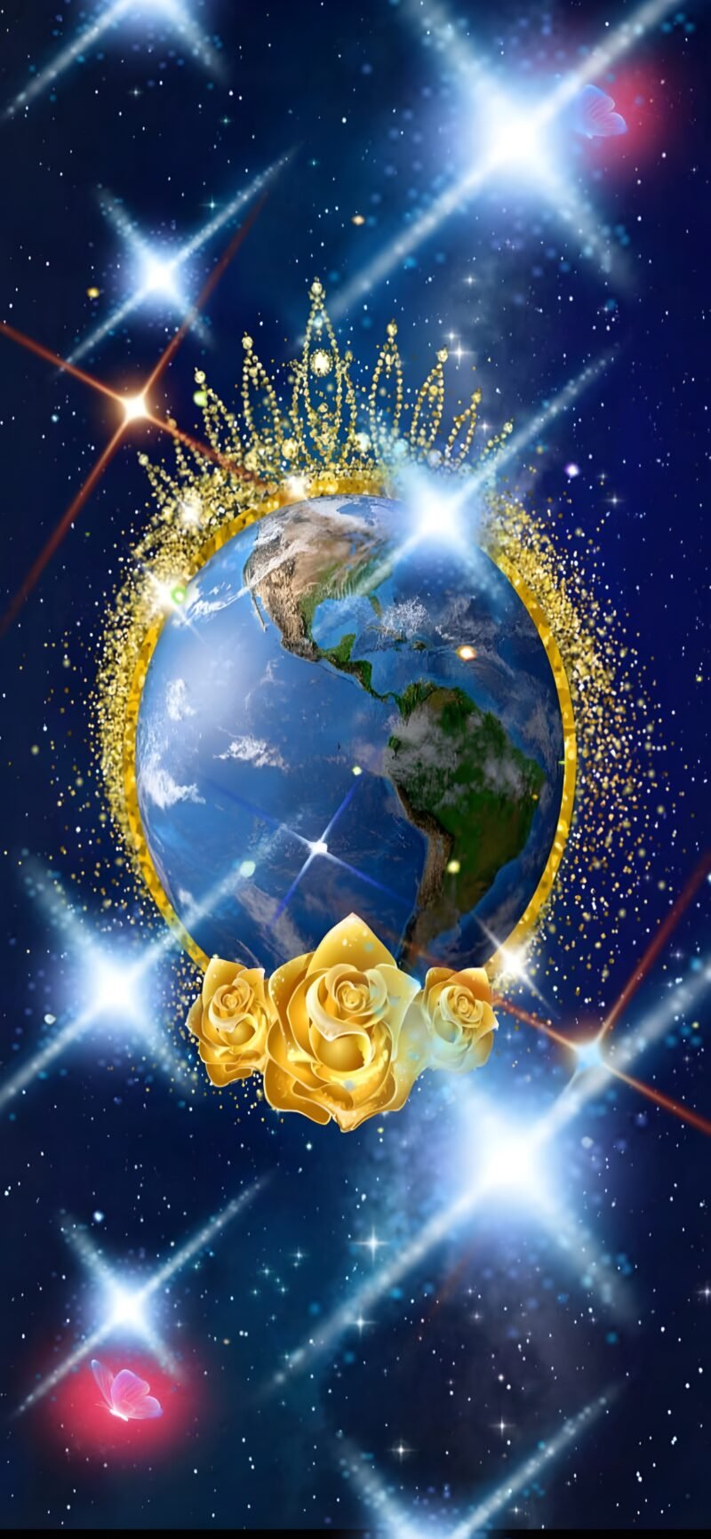 Earth Crowned Fantasy HD wallpaper free download