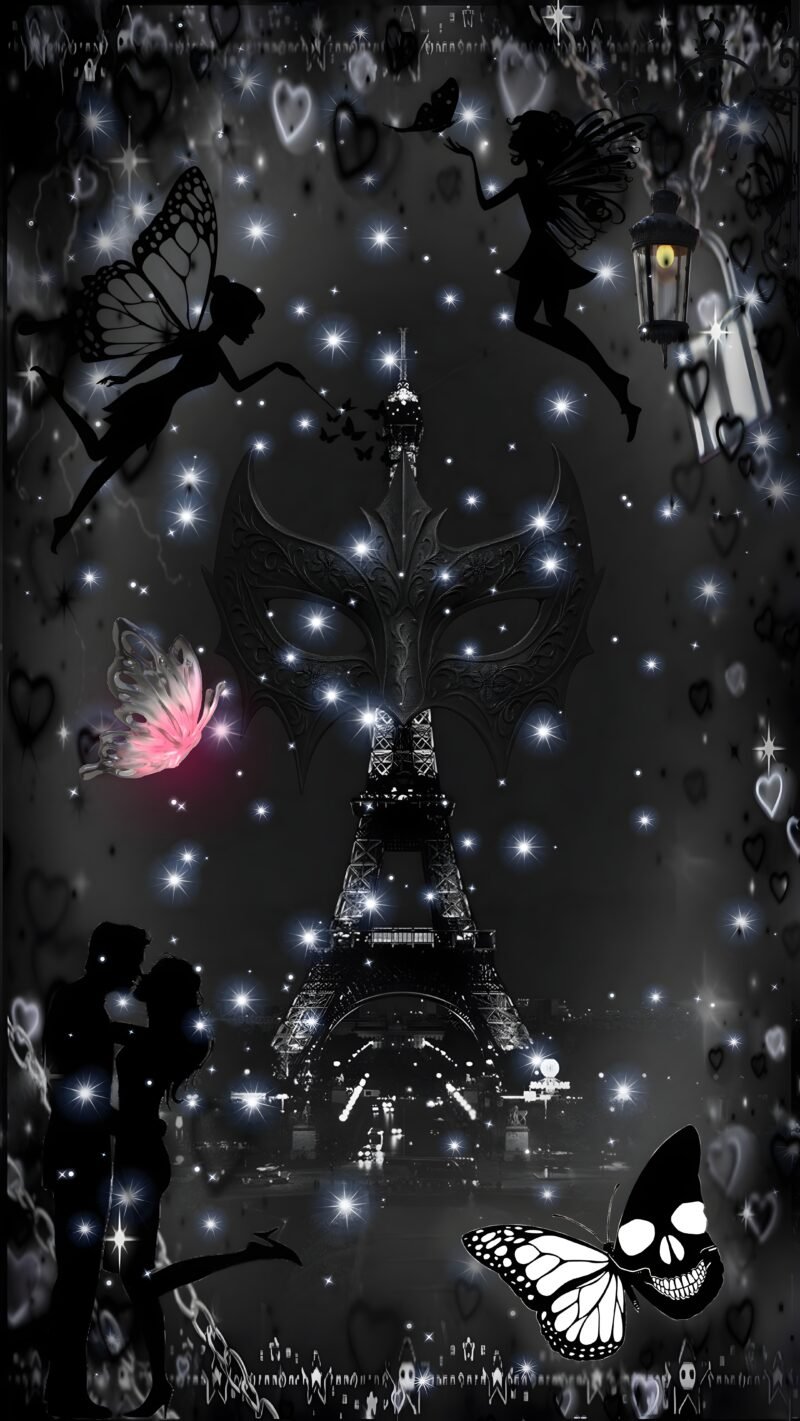 Eiffel Fantasy Romance HD Wallpaper free download