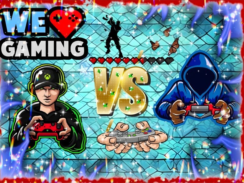 Gaming Vs Battle HD Wallpaper free download