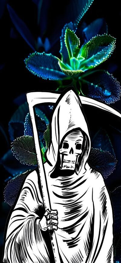 Grim Reaper Wallpaper HD Grim Reaper Succulents Contrast