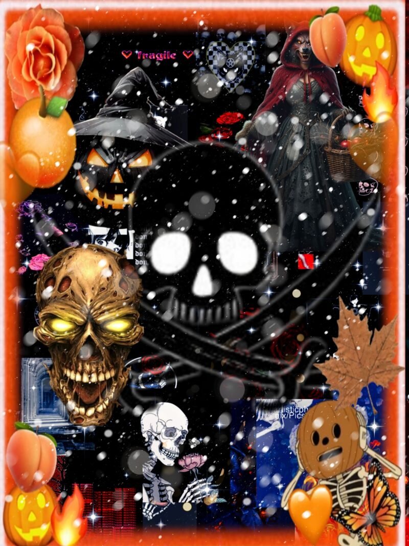 Halloween Chaos Collage HD wallpaper free download