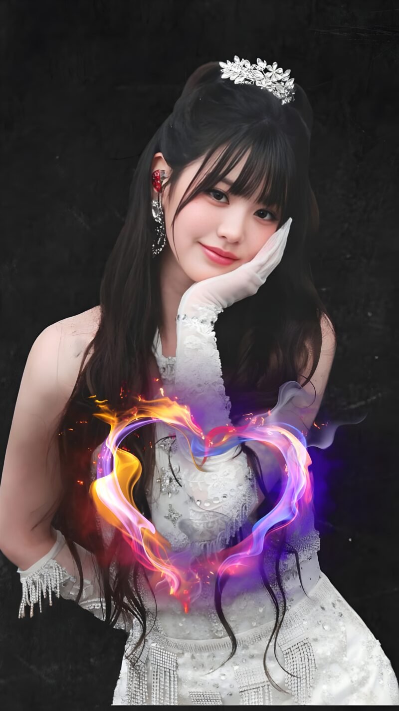 Heart Flame Elegance HD Wallpaper free download