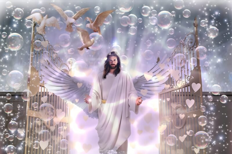 Heavenly Angel Gate HD Wallpaper free download