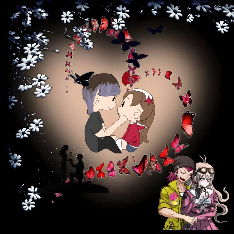 Romantic Butterfly Couple Love HD wallpaper free download