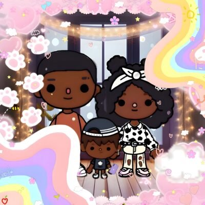 Yellow Wallpaper HD Whimsical Family Rainbow Dream