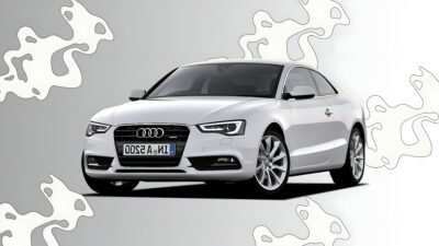 7680x4320 Wallpaper – White Audi Abstract Front Angle