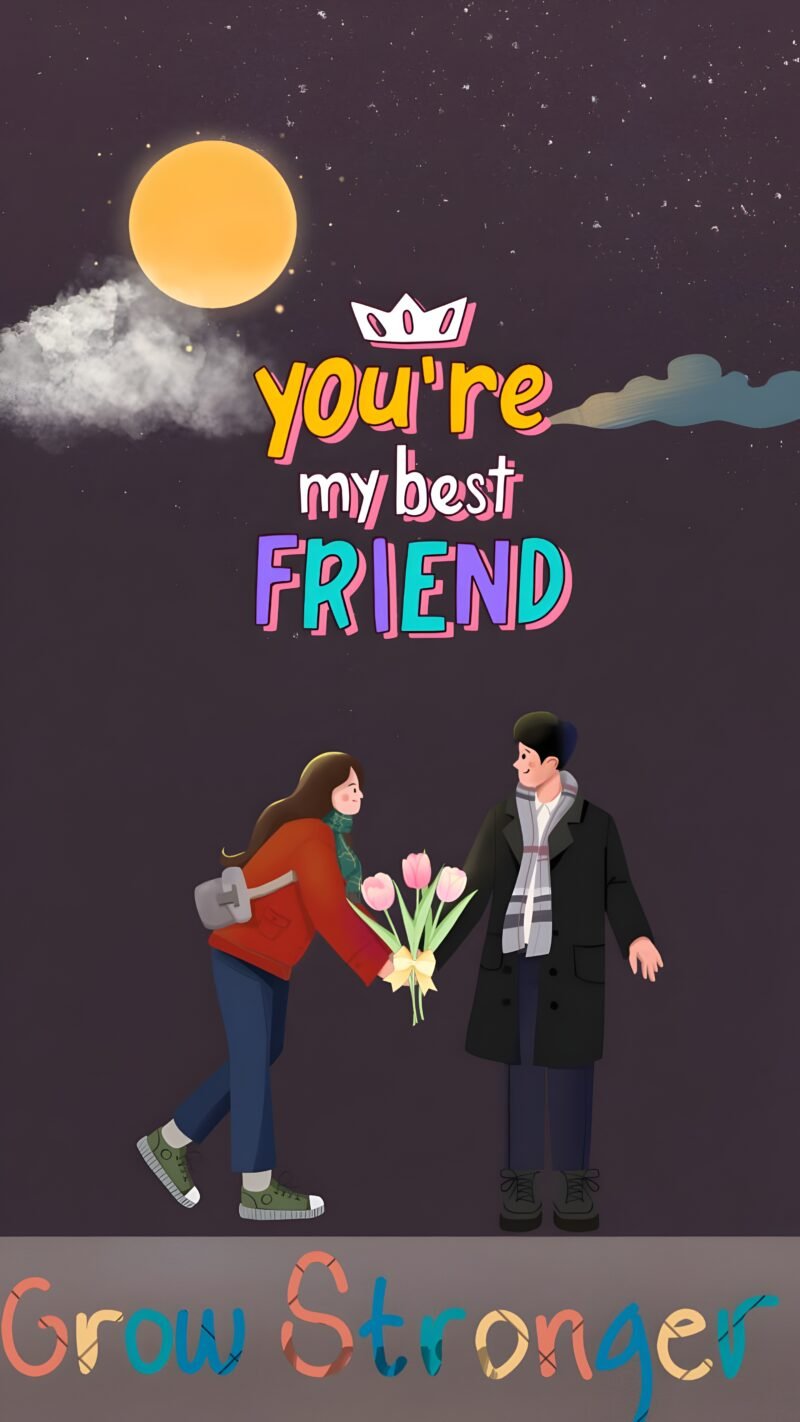 Youre Best Friend Tulip Night HD wallpaper free download