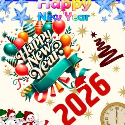 Happy New Year 2026 Celebration HD Wallpaper