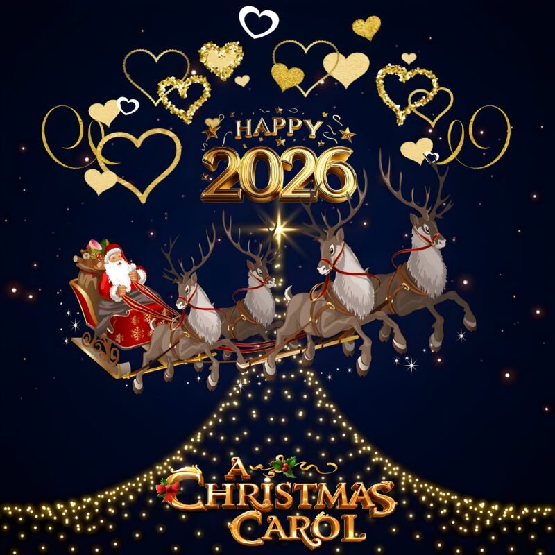 Christmas Carol Happy 2026 HD wallpaper free download