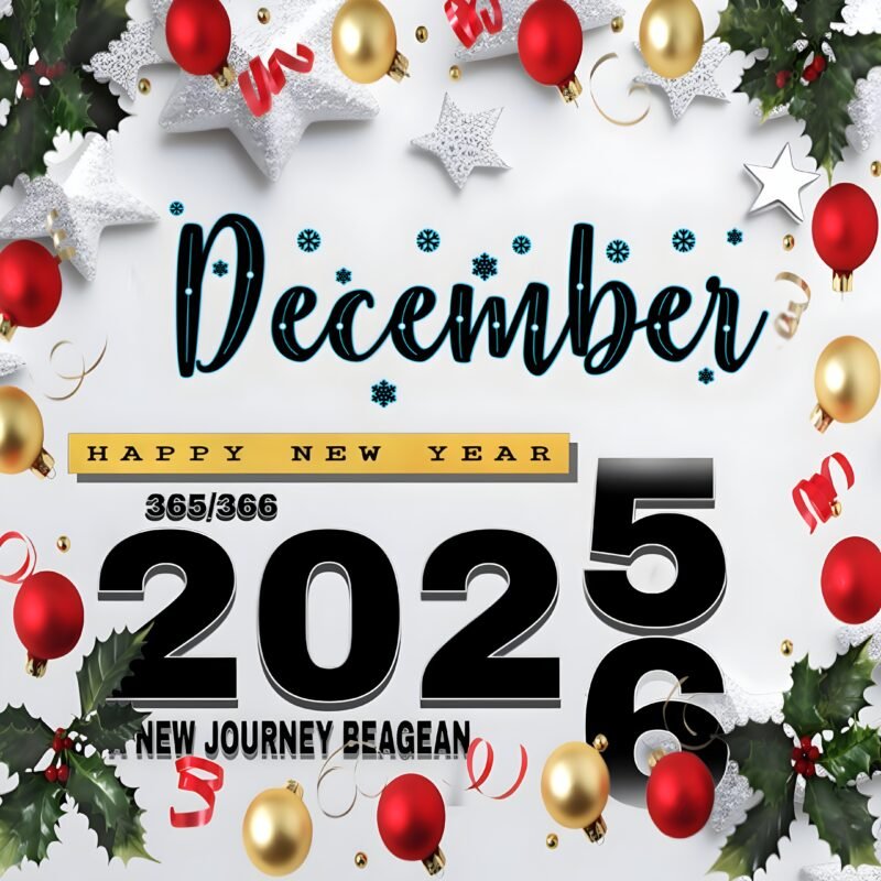 December New Year Festive HD wallpaper free download