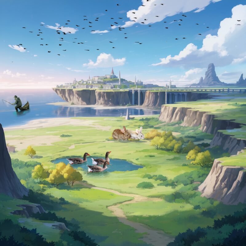 Fantasy Countryside Serenity HD Wallpaper free download