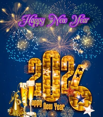 Happy New Year 2026 Celebration HD Wallpaper