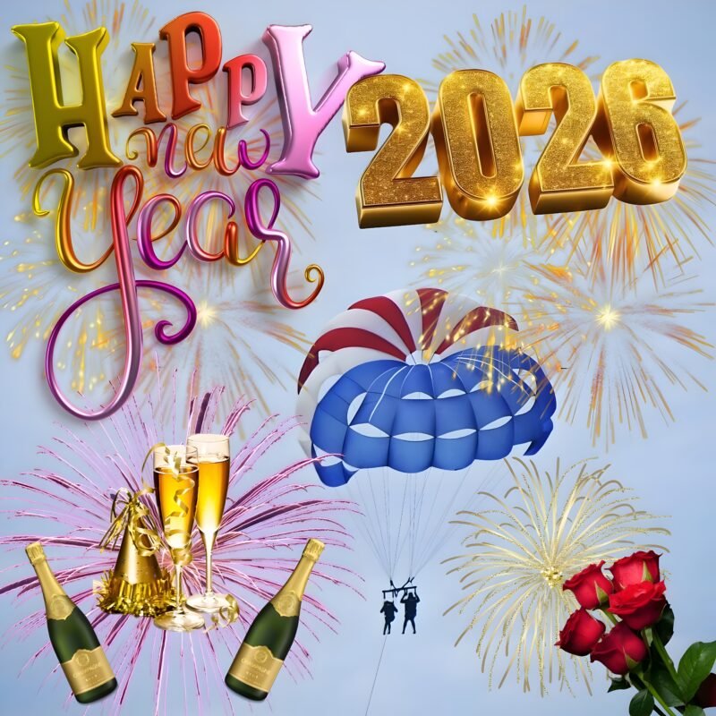 Happy New Year 2026 Celebration HD wallpaper free download
