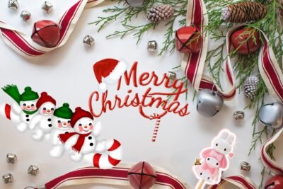 Android-tablet Wallpaper HD Merry Christmas Cartoon Festive