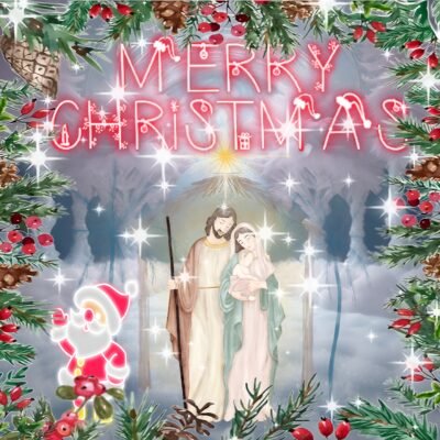 Merry Christmas Nativity Festive HD Wallpaper