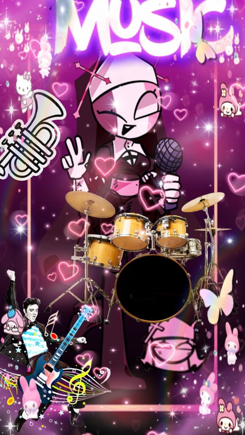 Music Vibes Pop Art HD Wallpaper free download