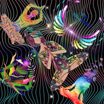 Red Wallpaper HD Psychedelic Meditation Energy