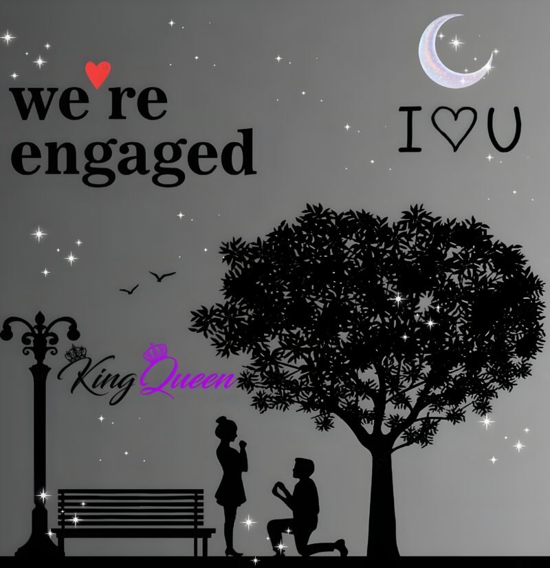 Romantic Proposal Moonlight Engaged HD Wallpaper free download