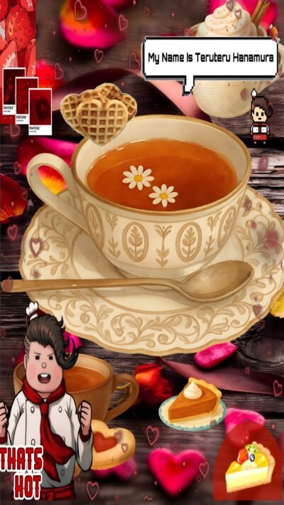 Heart Dessert Aesthetic Wallpaper HD Teruteru Valentine Soup