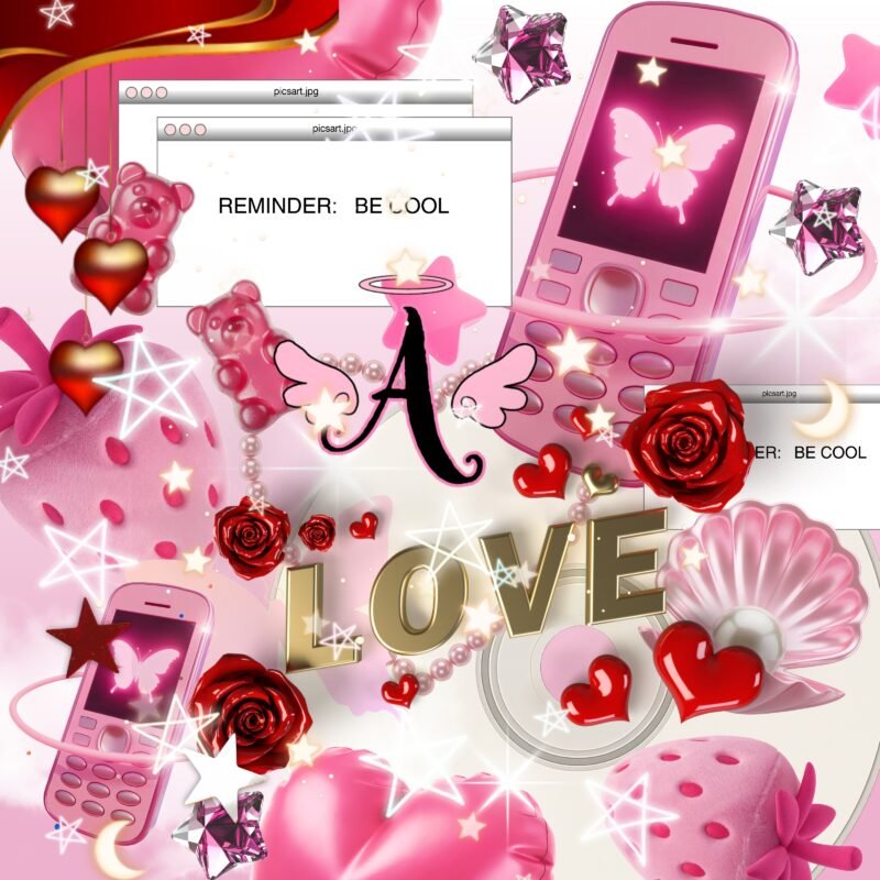 Whimsical Love Collage HD wallpaper free download
