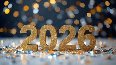 Golden Numbers Wallpaper HD 2026 Golden Celebration