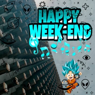 Blue Wallpaper HD Happy Week End