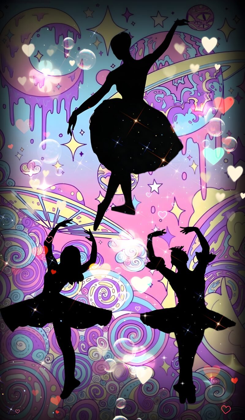 Ballet Dancers Silhouette HD Wallpaper free download