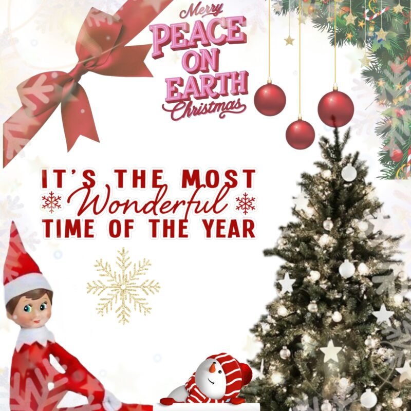 Christmas Collage Festive Joy HD wallpaper free download