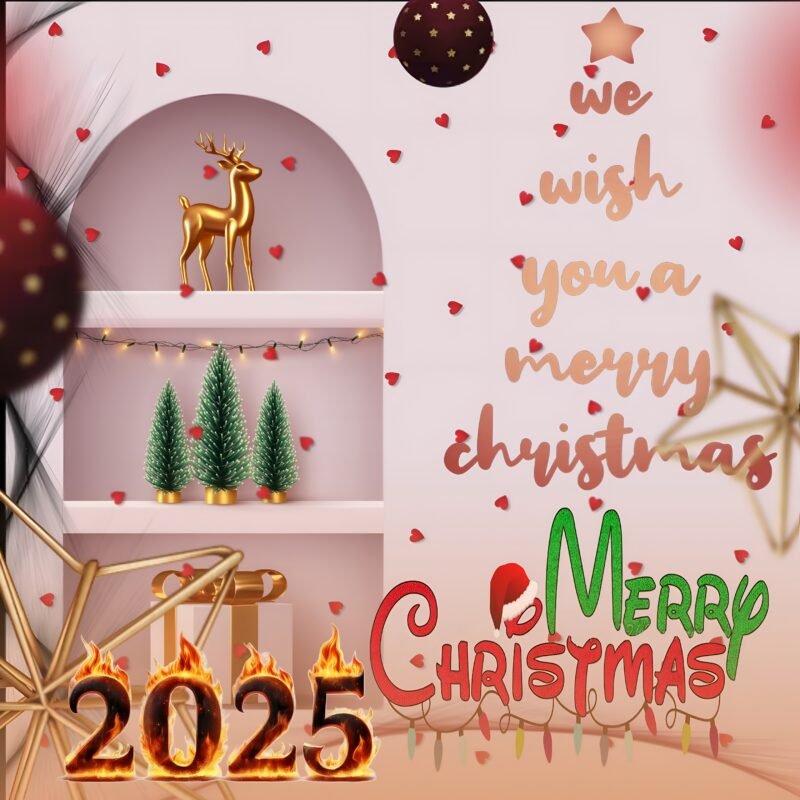 Christmas Festive Greeting HD Wallpaper free download