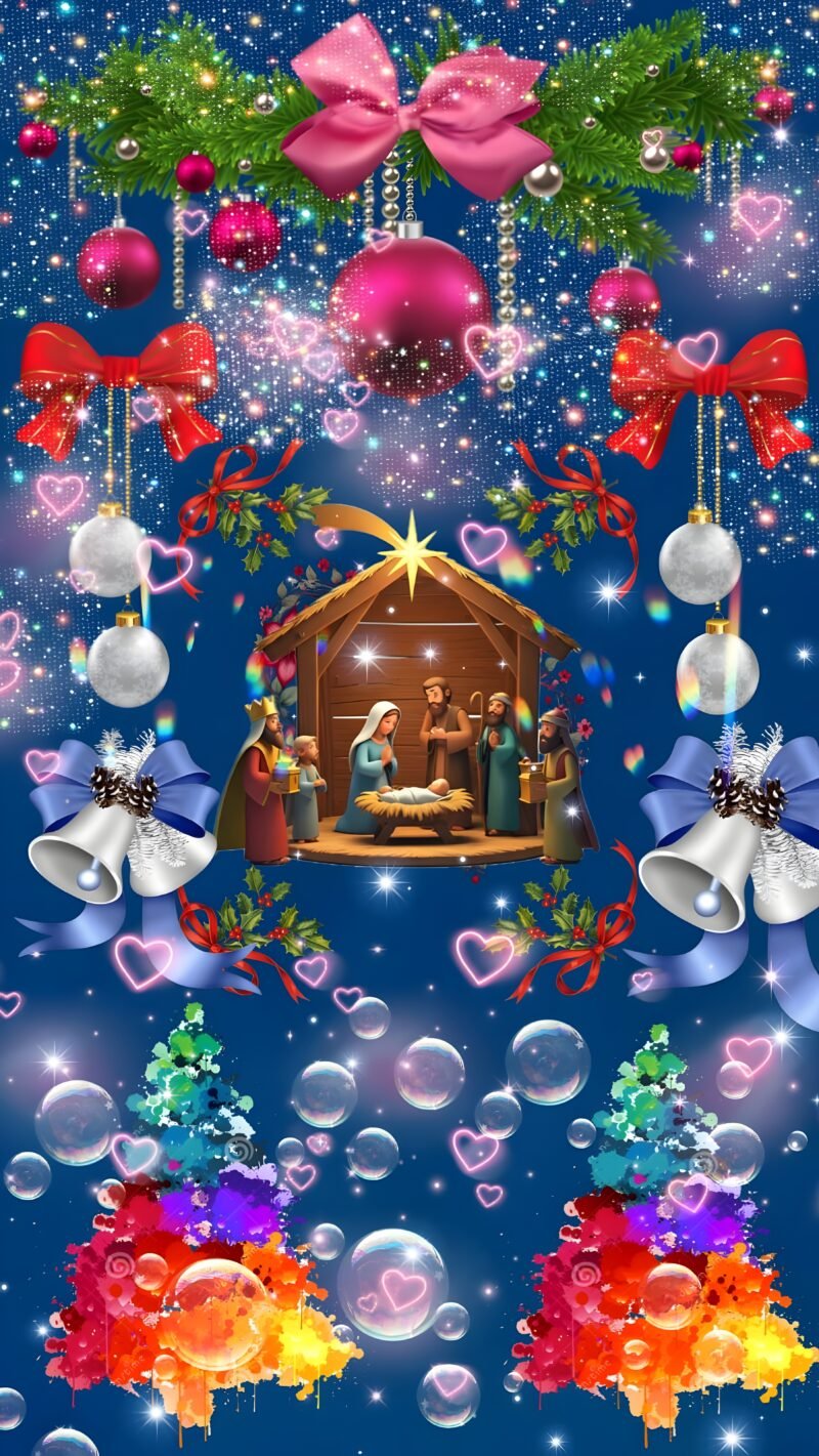 Christmas Nativity Scene HD Wallpaper free download