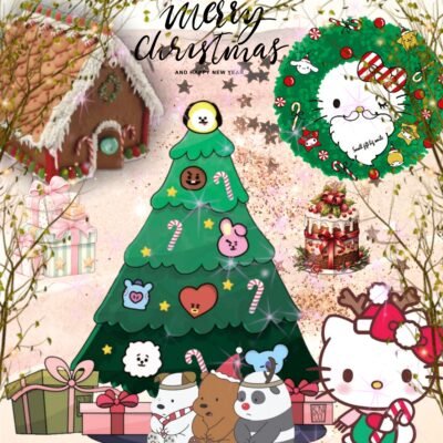 Christmas Wallpaper HD Cute Christmas Cartoon