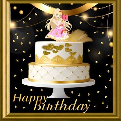 Pure White Wallpaper HD Elegant Birthday Cake