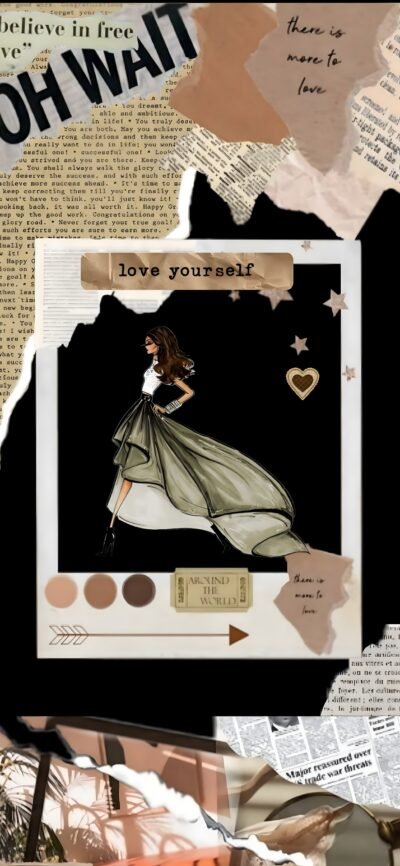 3914x8473 Wallpaper – Elegant Fashion Illustration