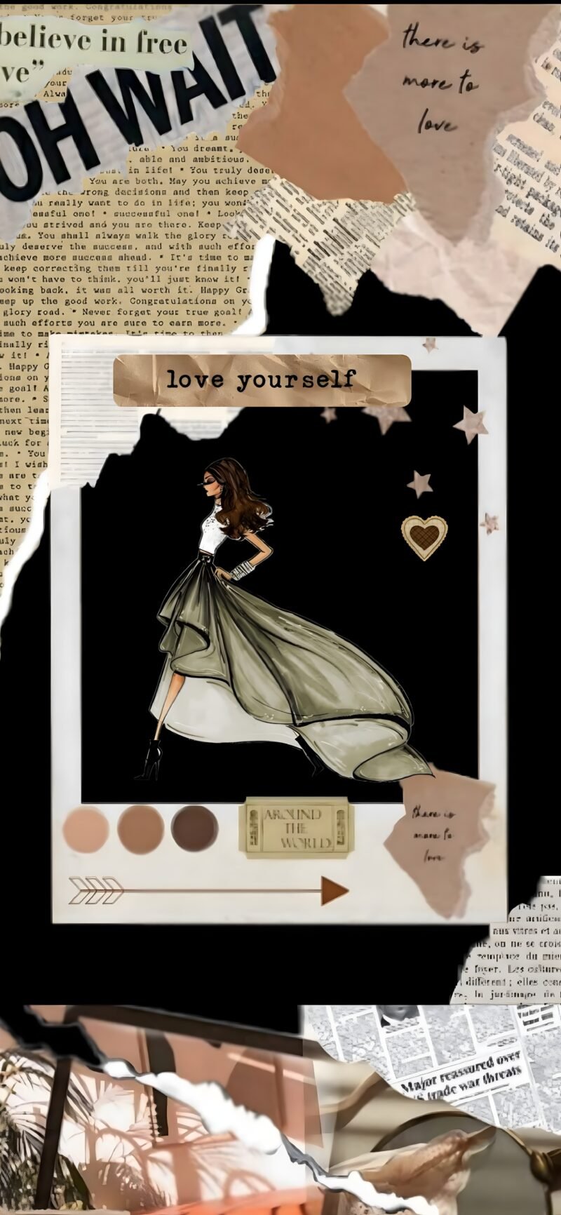 Elegant Fashion Illustration HD Wallpaper free download