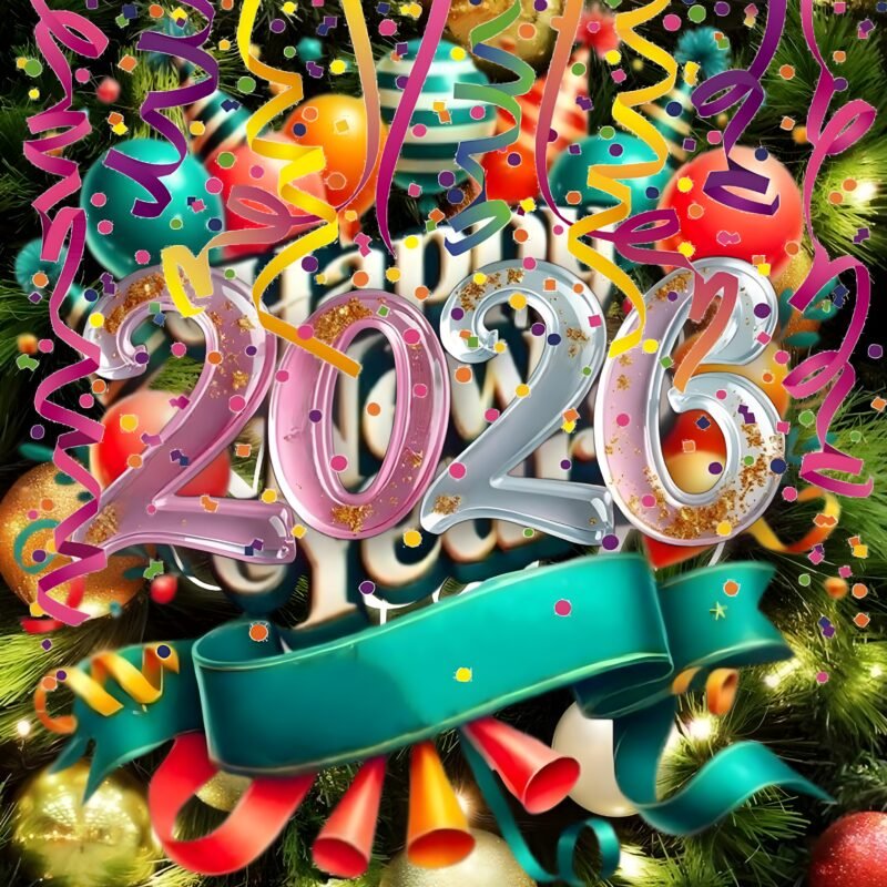 Festive 2026 Celebration HD Wallpaper free download