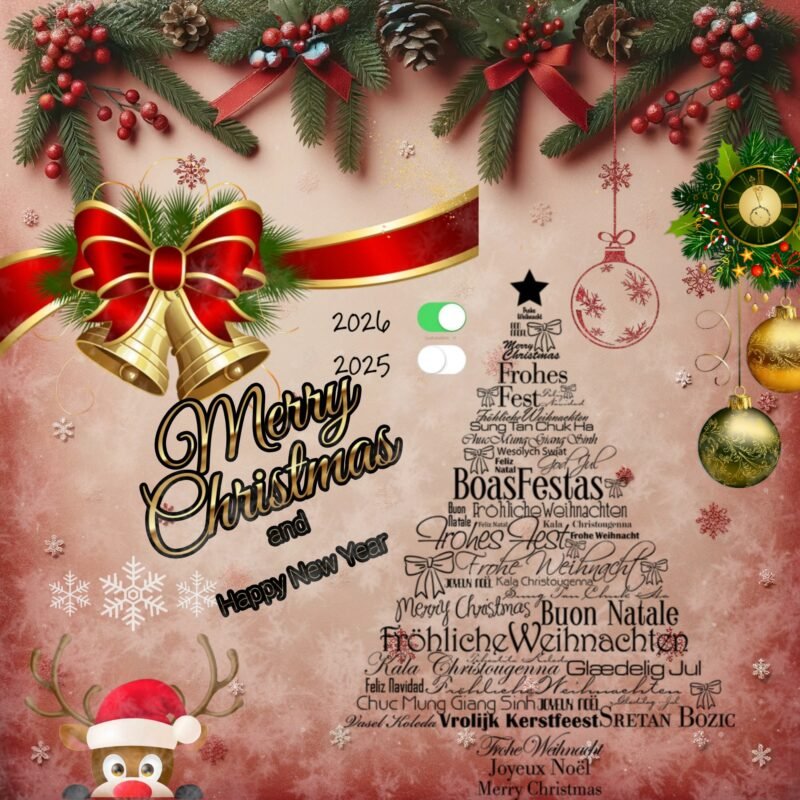 Festive Christmas HD Wallpaper free download