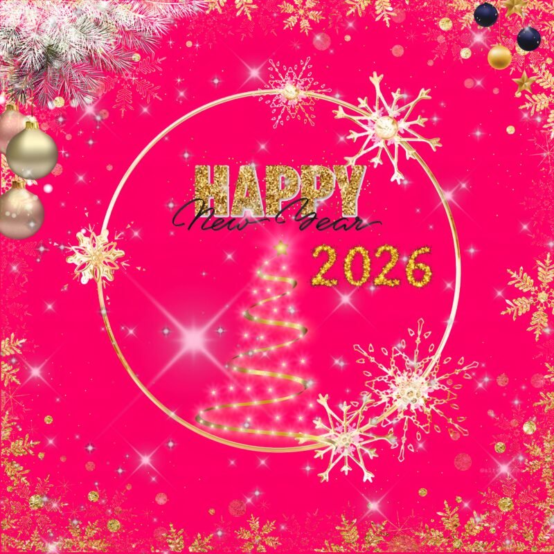 Festive Christmas 2026 HD wallpaper free download