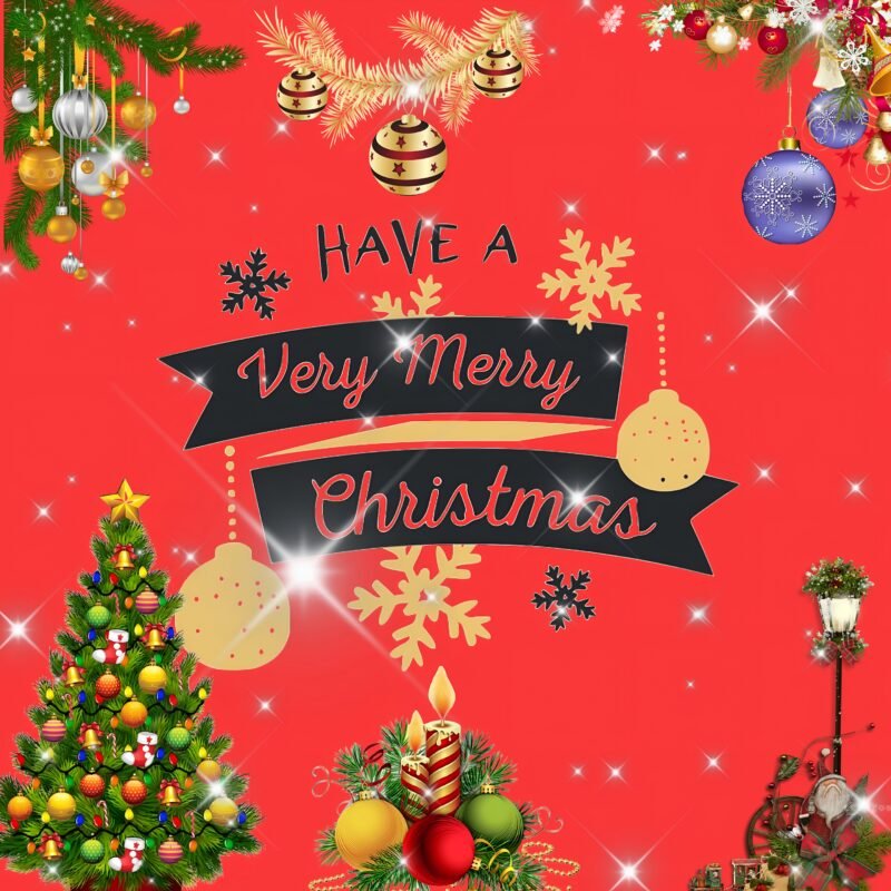 Festive Christmas HD wallpaper free download