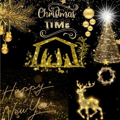 Gold Wallpaper HD Festive Christmas Time