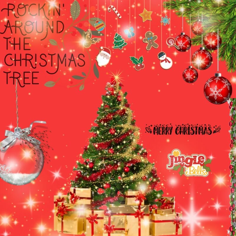 Festive Christmas Tree HD wallpaper free download