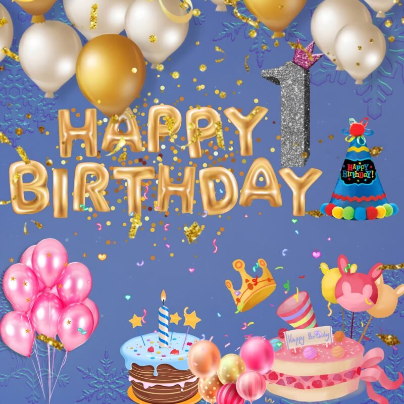 First Birthday Celebration HD wallpaper free download