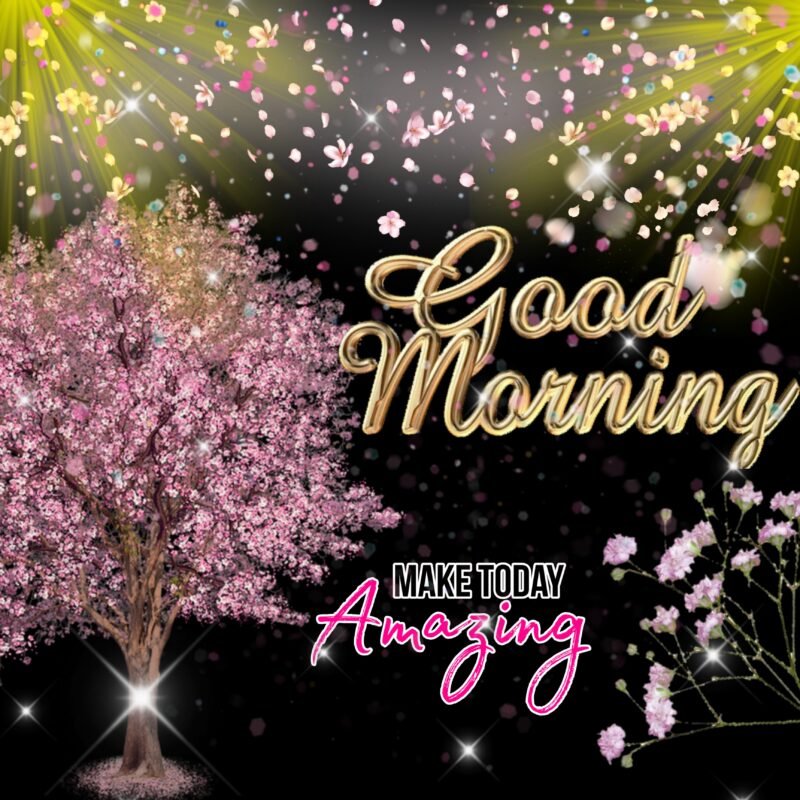 Good Morning Inspirational Floral HD wallpaper free download