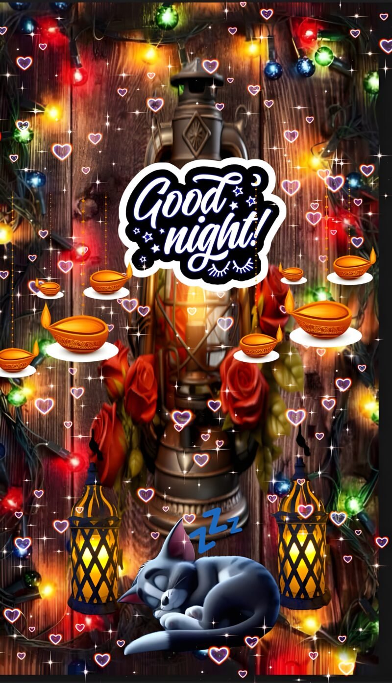 Good Night Cozy Lantern HD wallpaper free download