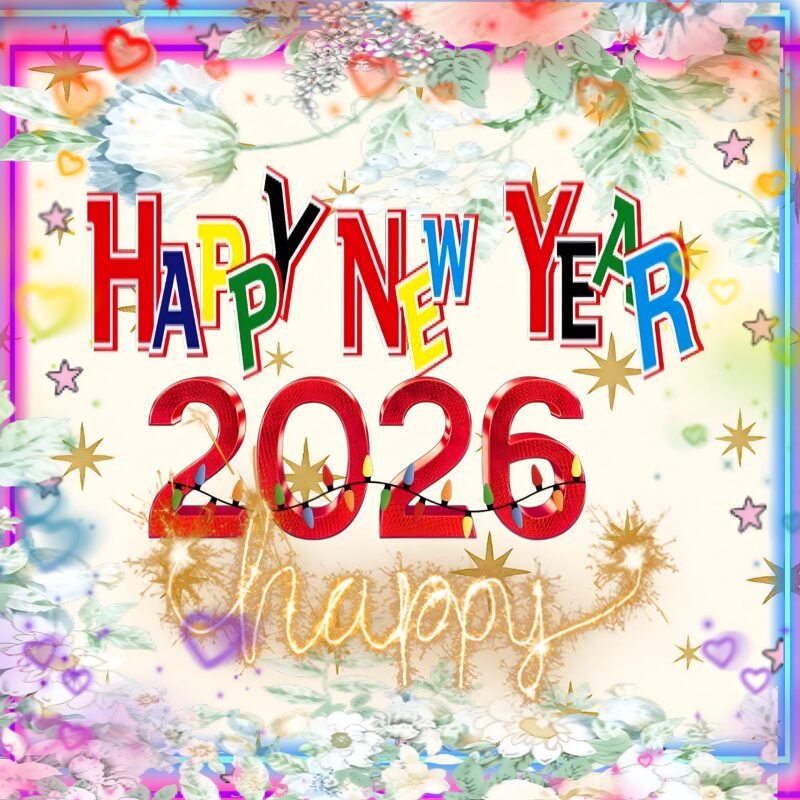 Happy New Year 2026 HD Wallpaper free download