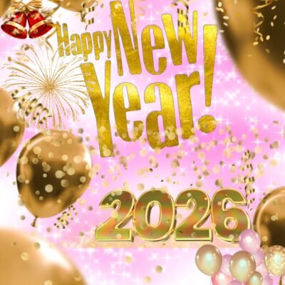 2026 New Year Wallpaper – Happy New Year 2026 Celebration